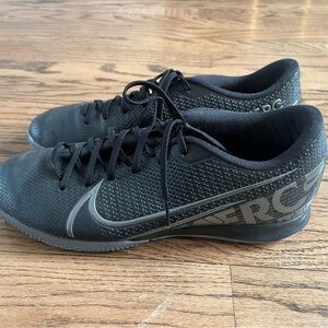 Nike Black indoor soccer/futsal shoes